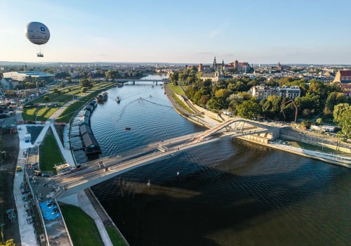 Kraków z nową przeprawą przez Wisłę
