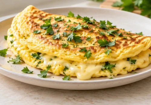Francuski klasyk w nowej wersji. Omlet z serem z przepisu Mateusza Gesslera