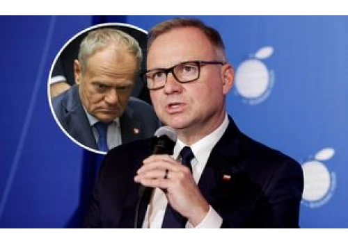 "Niszczy Pan tkankę społeczną". Duda bezkompromisowo uderzył w Tuska