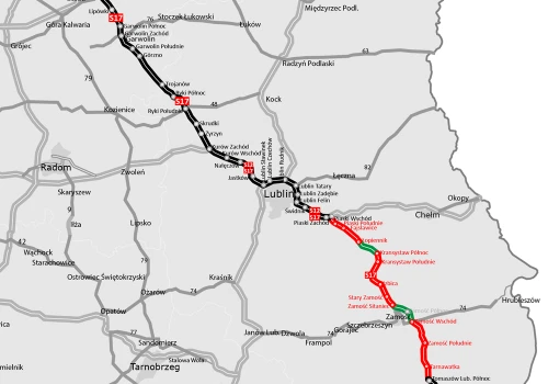 GDDKiA niezadowolona z postępów na S17 Zamość – Tomaszów Lubelski