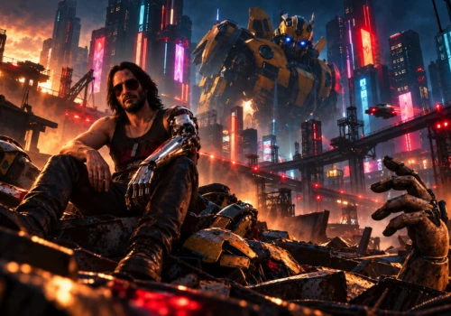 CYBERPUNK 2077 będzie pełnometrażowym FILMEM…, od producenta TRANSFORMERS