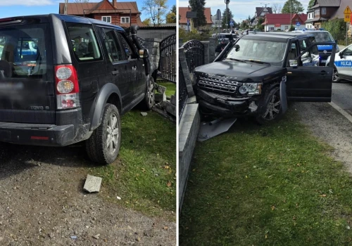 Uszkodziła dwie stacje paliw i kilka aut. 59-latka zatrzymana po pościgu