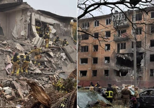 Tragiczny bilans rosyjskiego uderzenia. Nie żyje 15 osób, w tym dzieci