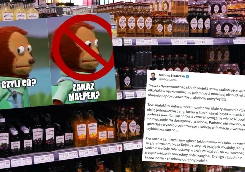 Projekt PiS: mocny alkohol będzie mógł być sprzedawany pod warunkiem, że będzie to minimum pół litra