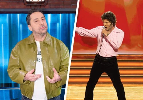 Marcin Miller jako Tom Jones w „Twoja Twarz Brzmi Znajomo”.