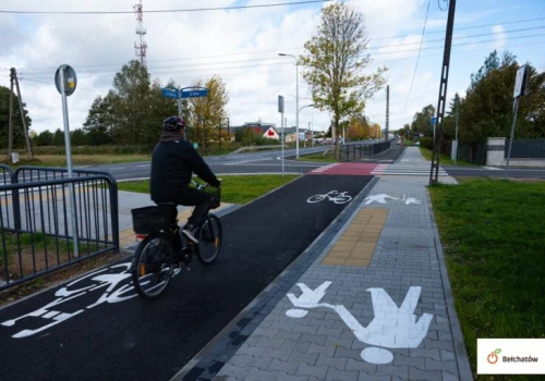 Nowa droga rowerowa i chodnik w Bełchatowie. Inwestycja za blisko 5 mln zł zakończona
