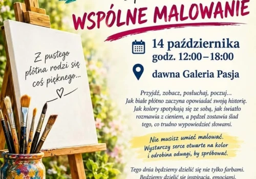 PASJA zaprasza na spotkanie ze sztuką. Każdy może chwycić za pędzel!