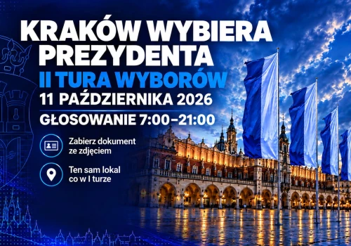 Wybory prezydenta Krakowa 2026. Gdzie i jak głosować w II turze?