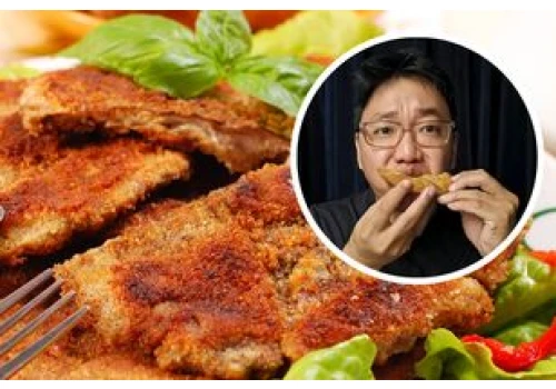 Koreańczyk spróbował kotleta z kani i zaczął się śmiać. 