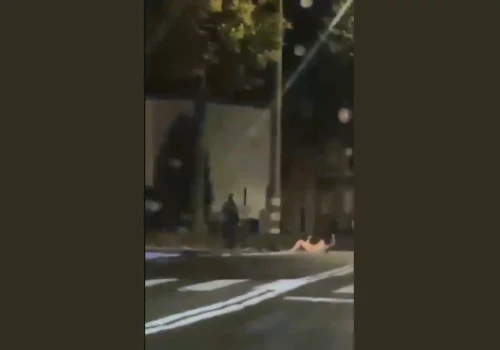 Kobieta bez ubrań biegała po centrum Świdnicy. Interweniowały straż miejska, policja i pogotowie