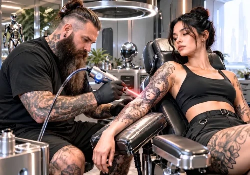 Laser zamiast igły. Nowy tusz pozwala zmieniać wygląd tatuażu