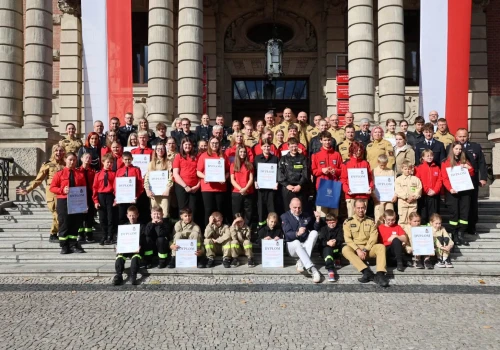 Młodzi strażacy z Pomorza Zachodniego nagrodzeni w ogólnopolskim konkursie