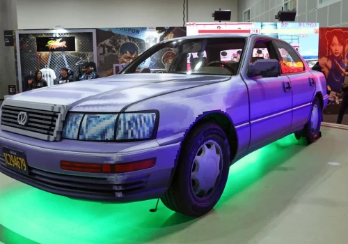 Lexus LS przeniósł się z gry do rzeczywistości. Ale piksele zostały