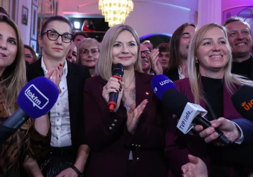Piątkowska zwróciła się do Gibały. 