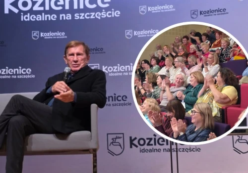 Pełna sala na spotkaniu z Janem Englertem. Mieszkańcy byli zachwyceni
