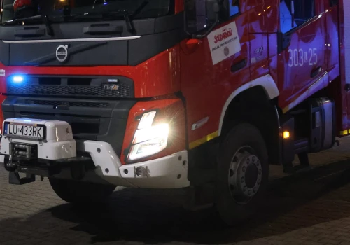 127 interwencji przy pożarach sadzy. Strażacy z Zamościa apelują o ostrożność