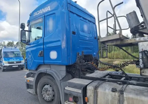 Kosztowna kontrola ciężarówki. Kierowca uzbierał kary na 12 000 zł