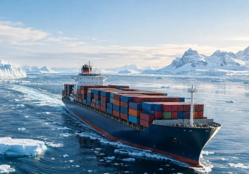 Statek z Korei popłynął przez Arktykę. Odwiedził też polski port