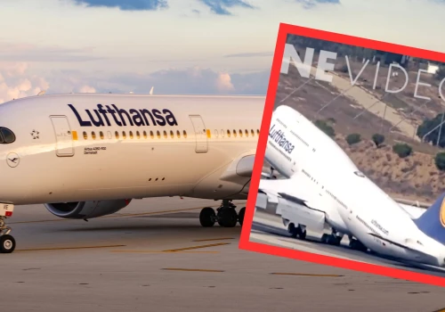 Boeing 747-8 Lufthansy musiał przerwać lądowanie. Omal nie uderzył ogonem o pas