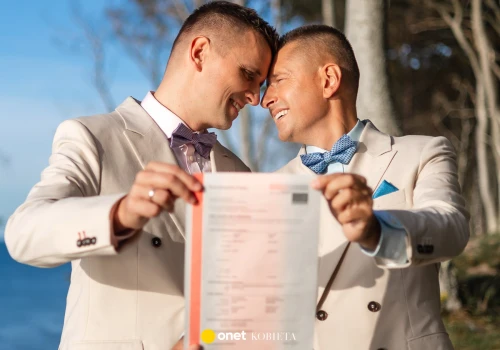 Jakub i Dawid czekali 9 lat na transkrypcję aktu ślubu. 