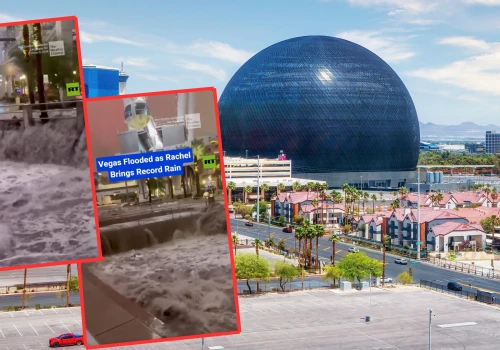 Rekordowe opady w Las Vegas. Ulice zamieniły się w rwące potoki
