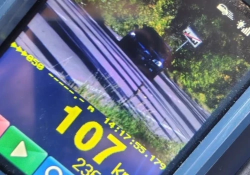 Ciechanowianin zatrzymany przez drogówkę. Rażąco przekroczył dozwoloną prędkość