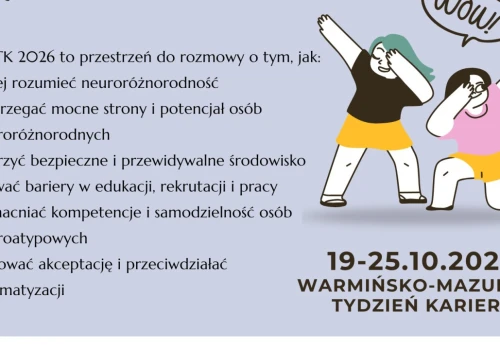 O różnorodności, która jest siłą. Nadchodzi Warmińsko-Mazurski Tydzień Kariery 2026