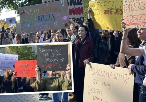 Milczący protest – opolska młodzież przeciw przemocy. „To my musimy coś zrobić”