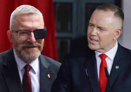 "Chce współpracować z Braunem". Szłapka wskazał na Nawrockiego