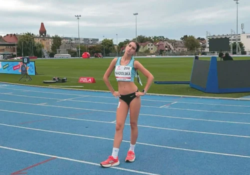 Wiktoria Nadolska wśród lekkoatletycznych talentów z całej Polski