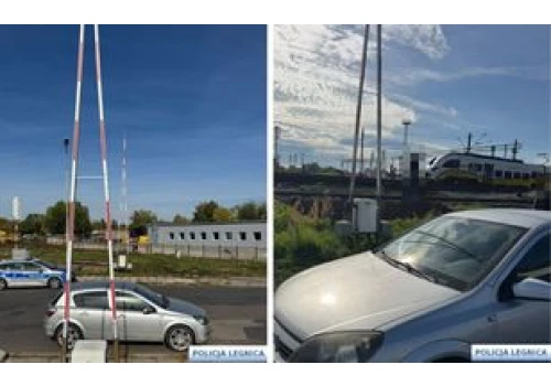 Absurd w Legnicy. Zostawiła auto pod rogatkami i pobiegła na pociąg
