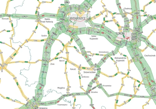 Rozbudowa drogi krajowej nr 25 do Inowrocławia mogłaby się obronić (analiza)