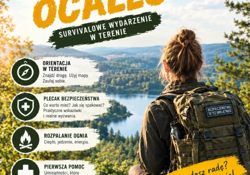 Szkoła przetrwania w terenie? Już 24 października w Wieluniu „Misja- Ocaleć” – trwają zapisy