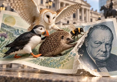 Churchill znika z brytyjskich banknotów. Zastąpią go… zwierzęta!