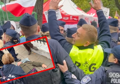 Dantejskie sceny pod TK! Manifestanci starli się z policją, Borowski zasłabł. Był też Gosek! „Jeżeli macie rozkazy…”