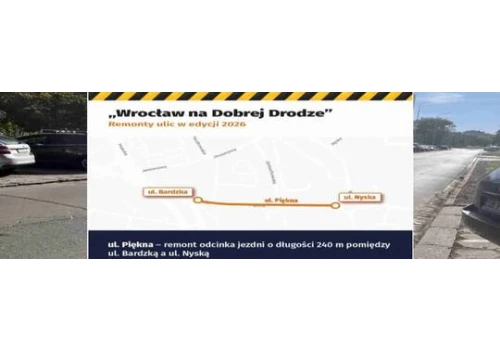 Ulica Piękna może być piękna! We Wrocławiu rusza remont