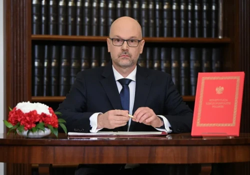 Kulisy ślubowania sędziego Berka. Zmiana Sali Kolumnowej miała konkretny cel