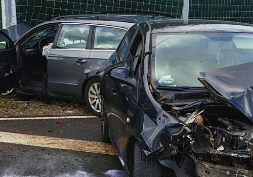 Groźne zderzenie na obwodnicy Koła! Dwóch poszkodowanych