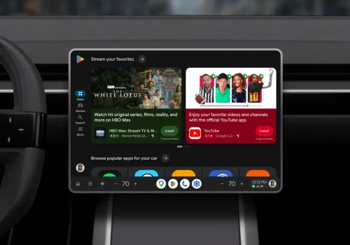Lepszy Sklep Google Play trafia do samochodów. Wśród nowości Firefox i YouTube w tle
