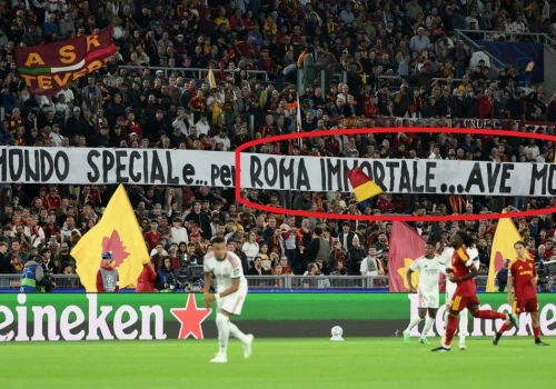 Włosi przygotowali specjalną oprawę. Dotyczyła Mourinho