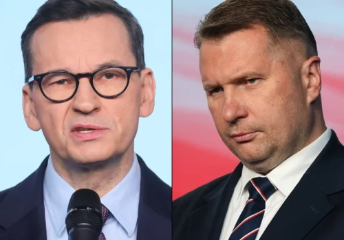 Czarnek i Morawiecki u Nawrockiego. Wymowne słowa po spotkaniach
