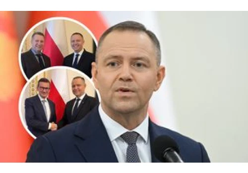 Wieczorne konsultacje u Nawrockiego. Pojawiły się dwa zdjęcia