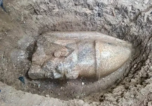 Kolosalny posąg Ramzesa II znaleziony na polu