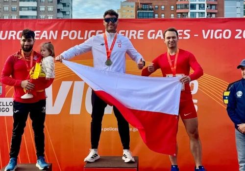 Strażak z Jaworzna podwójnym mistrzem Europy! Zdobył dwa złote medale