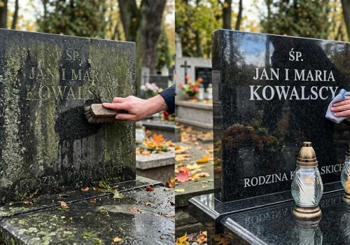 Wylej to na nagrobek przed 1 listopada. Grób będzie lśnił jak nowy w kilka minut