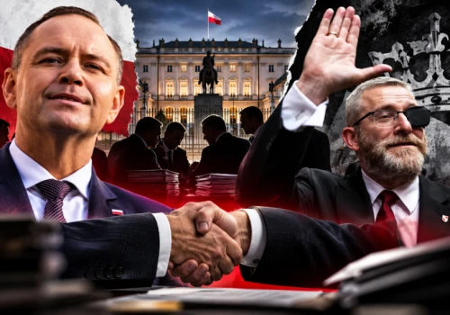 Karol Nawrocki i kontrowersyjny sojusz z Braunem.