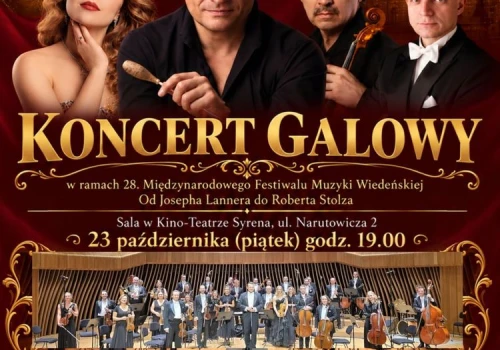 Koncert Galowy 28. Międzynarodowego Festiwalu Muzyki Wiedeńskiej 23 października w Wieluniu