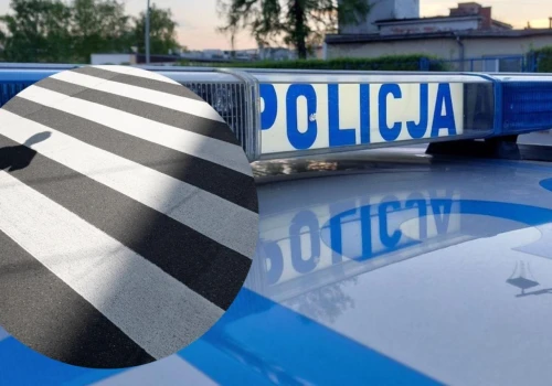 Dzieci z policjantem czekały przy pasach. 68-letni kierowca z Ukrainy nie ustąpił