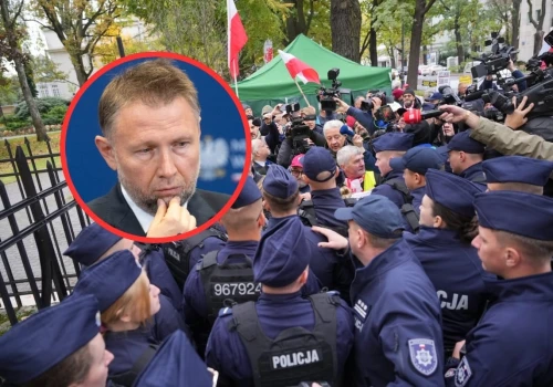 Ważny apel do policjantów. Nie musicie wykonywać nielegalnych rozkazów pod Trybunałem