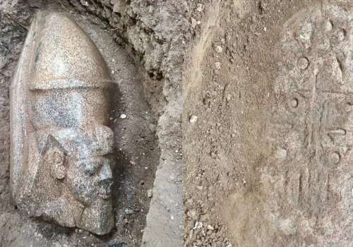 Znalazł na działce blok różowego granitu. Sensacyjne odkrycie archeologów